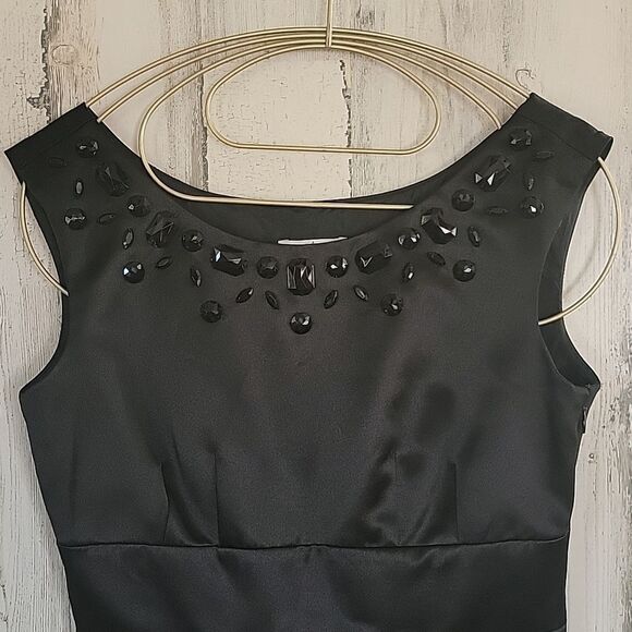 NWOT Loft Black dress Size 2P - Picture 7 of 9